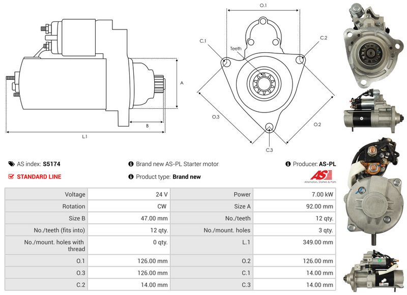 AS-PL S5174 Starter