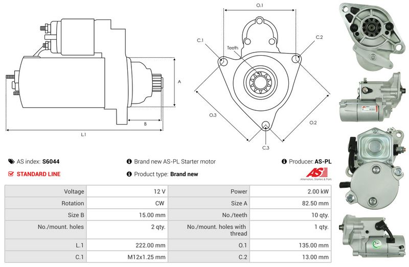 AS-PL S6044 Starter