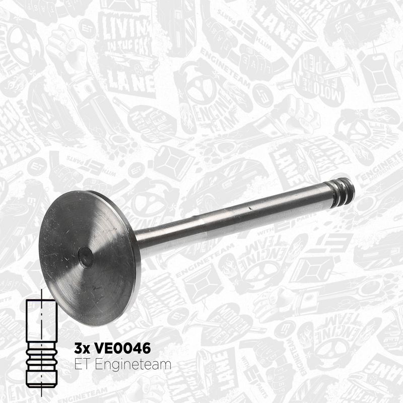 Product Image - Kleppenset, in-/uitlaatklep - VS0004 - ET ENGINETEAM