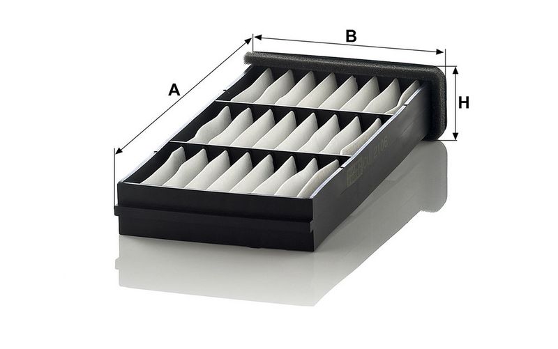 Filter, salongiõhk, MANN-FILTER CU 2106-2