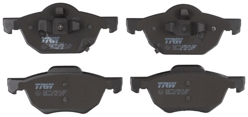 TRW GDB3355 Brake Pad Set, disc brake
