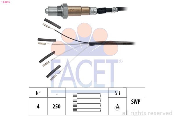 Кисневий датчик, Facet 10.8235