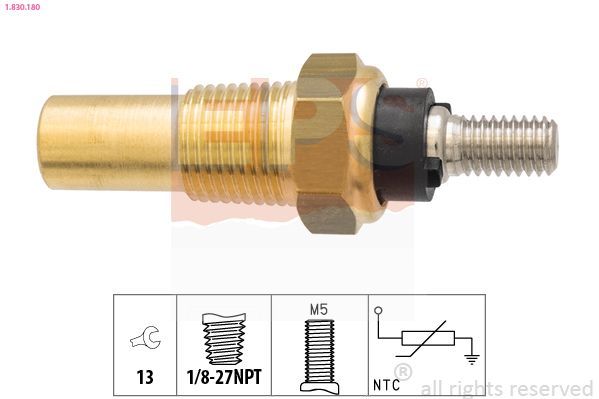 Sensor, temperatura del refrigerante