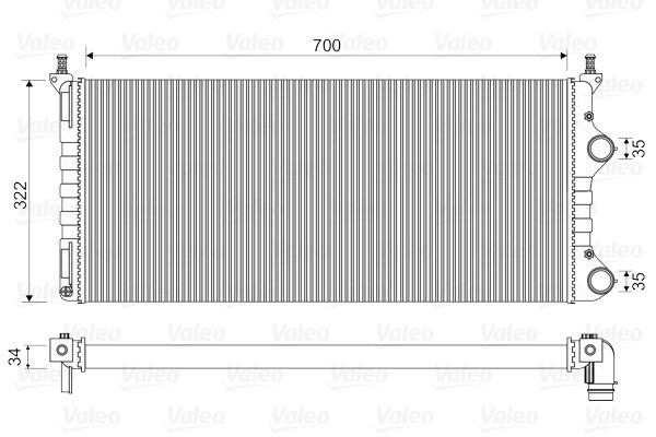 VALEO Radiateur 734692