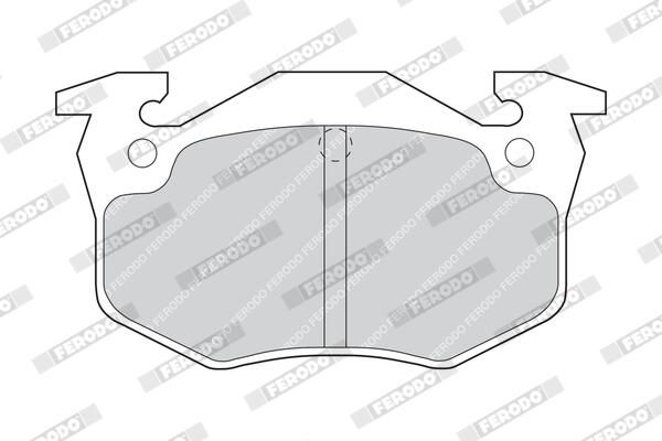BREMSBELAGSATZ SCHEIBENBREMSE FERODO FDB558 1