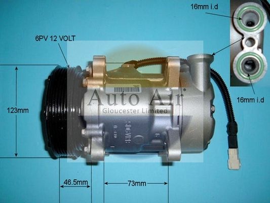 Auto Air Gloucester 14-0281R Compressor, air conditioning