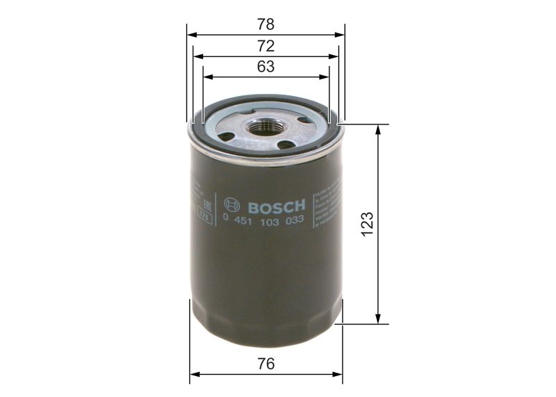 BOSCH 0 451 103 033 Oil Filter