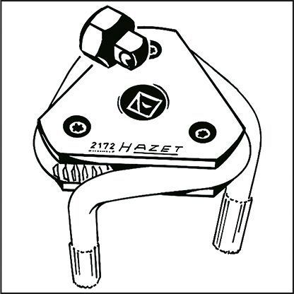HAZET 2172 Oilfilter Spanner