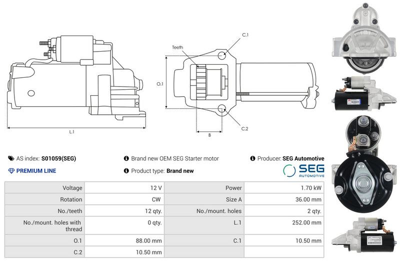 AS-PL S01059(SEG) Starter
