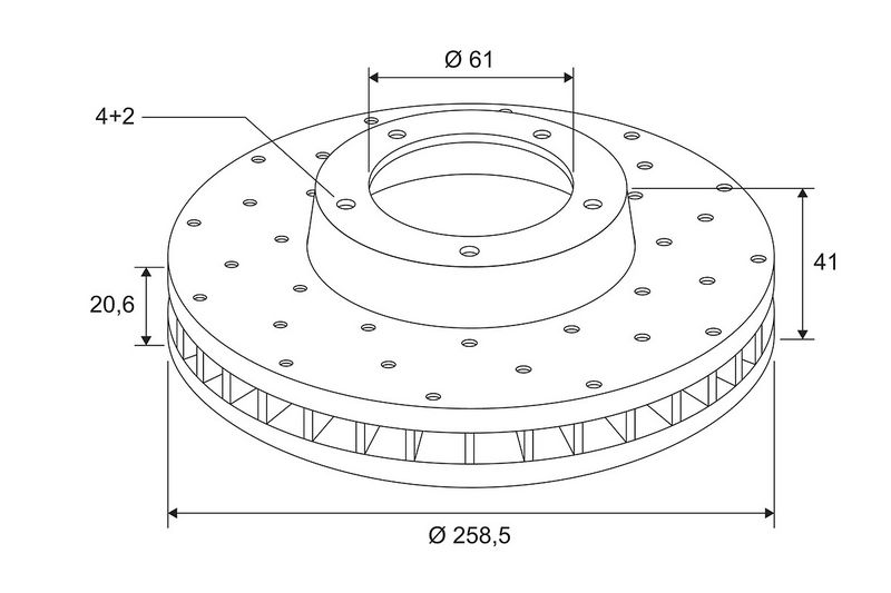 Disc frana 886208 VALEO
