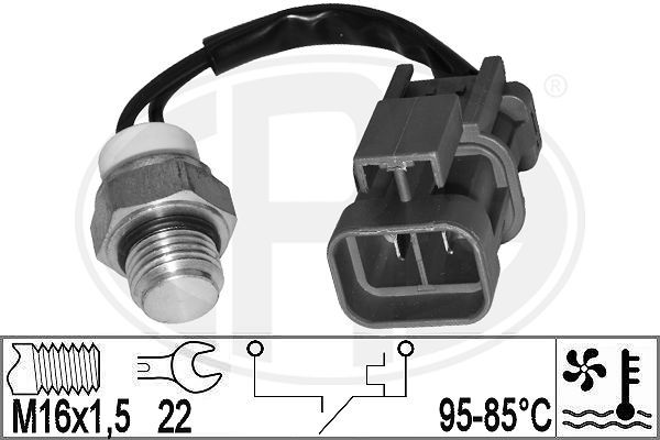 Термовимикач, вентилятор радіатора, Era 331040