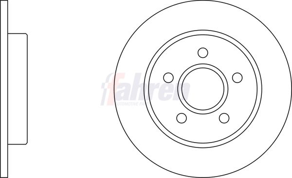 Fahren Brake Disc FBD6119