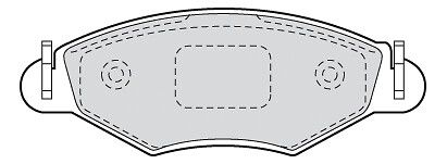 VALEO Plaquettes de frein à disque 670461