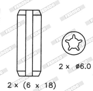 FERODO FSB199 Brake Shoe Set