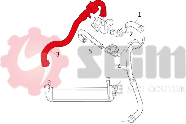 SEIM 981566 Charge Air Hose