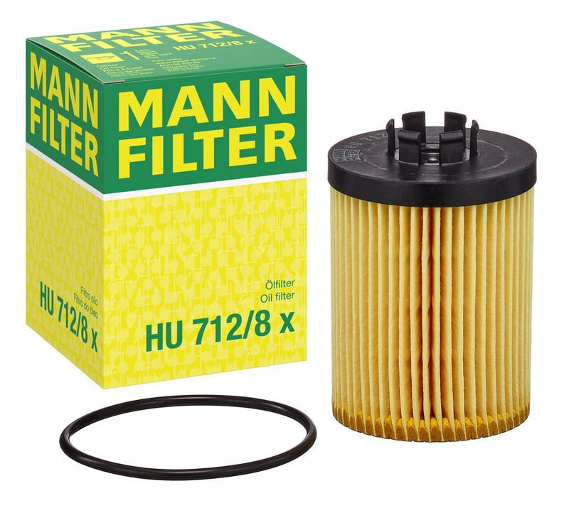 Õlifilter, MANN-FILTER HU 712, 8 x