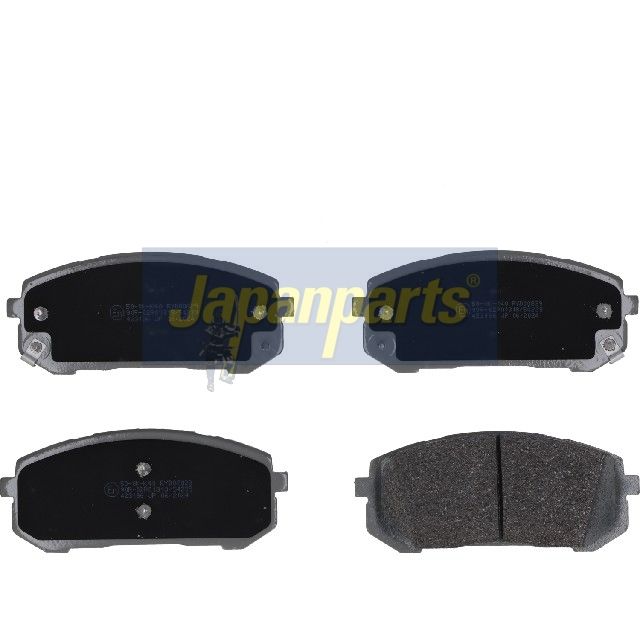 JAPANPARTS Stabdžių trinkelių rinkinys, diskinis stabdys