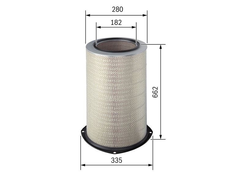 BOSCH F 026 400 372 Air Filter