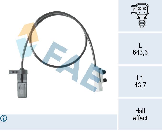 FAE érzékelő, kerékfordulatszám 78673