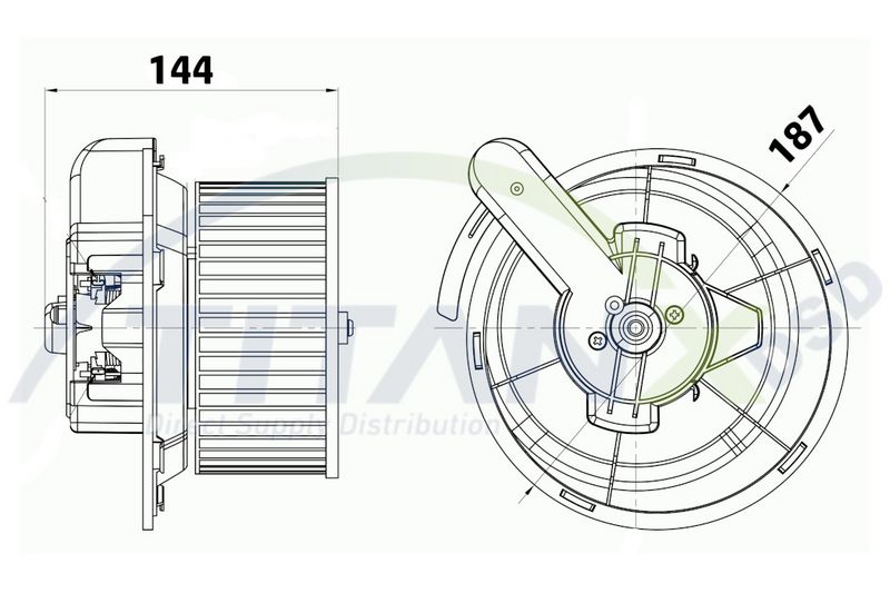 vnitřní ventilátor BL119005