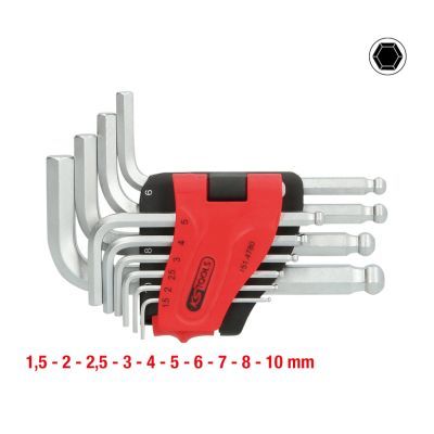 KS TOOLS Kampinių atsuktuvų rinkinys