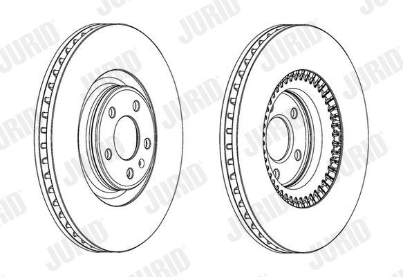 Гальмівний диск, Jurid 562771JC-1