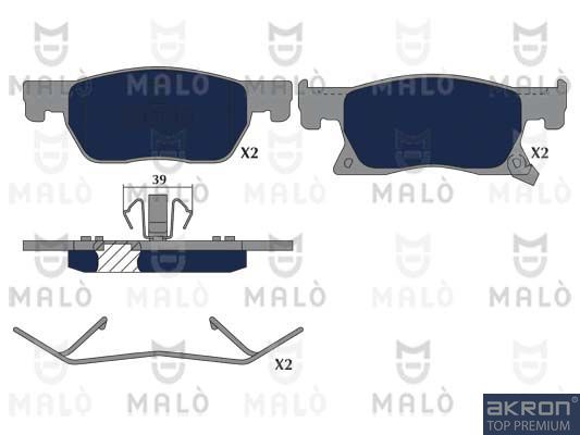 AKRON-MALÒ 1051201 - Brake Pad Set, disc brake