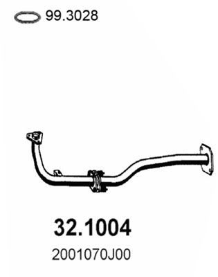 ASSO 32.1004 - Exhaust Pipe