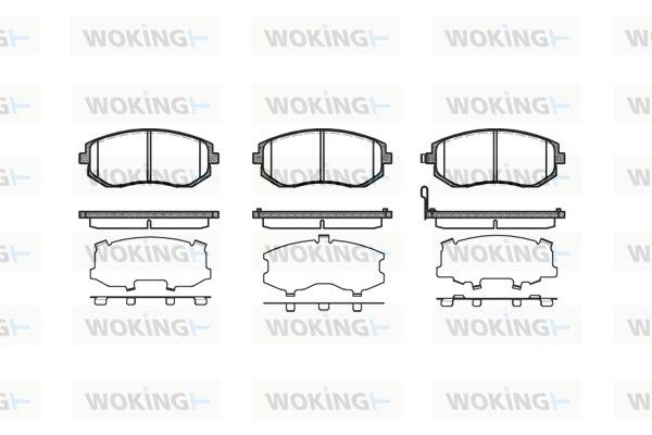 Комплект тормозных колодок на Forester, Impreza, Legacy, Outback