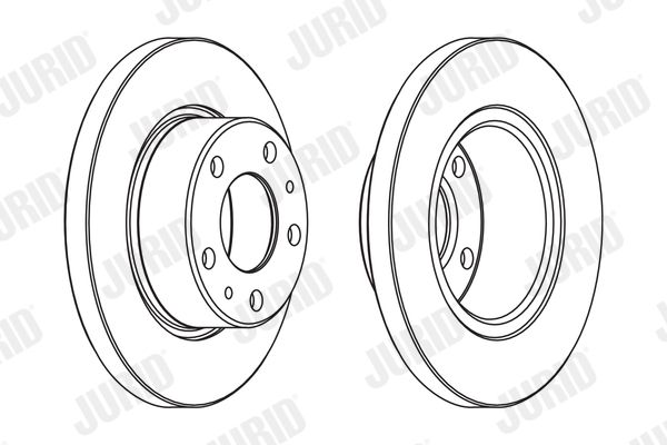 Гальмівний диск, Jurid 569104J