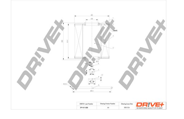 Оливний фільтр, Dr!Ve+ DP1110.11.0250