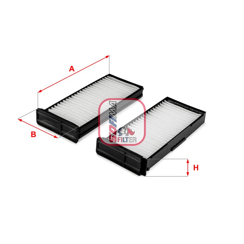 Фільтр салону SOFIMA S3338C Mitsubishi