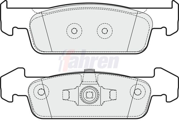 Fahren Brake Pad Set, disc brake FBP3832