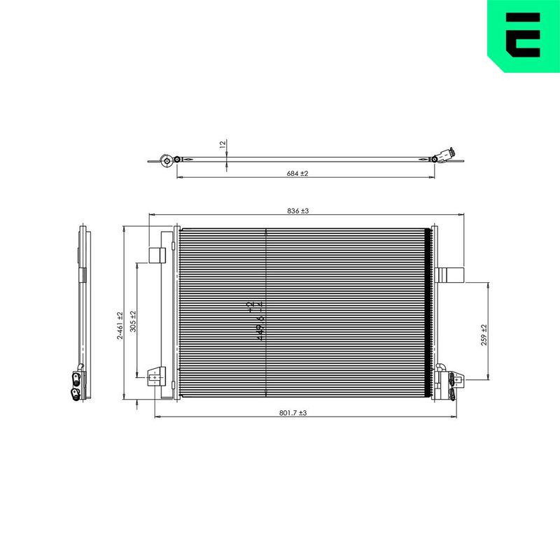 Condensator, climatizare ERA 667376