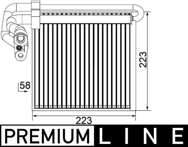 MAHLE Verdamper, airconditioning AE 97 000P