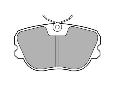 DELPHI LP575 Brake Pad Set, disc brake