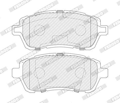 FERODO Plaquettes de frein à disque FDB4179