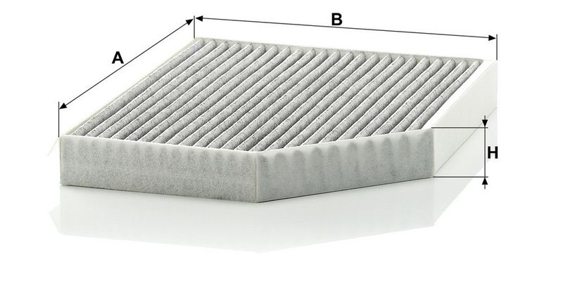 Filter, salongiõhk, MANN-FILTER CUK 2450