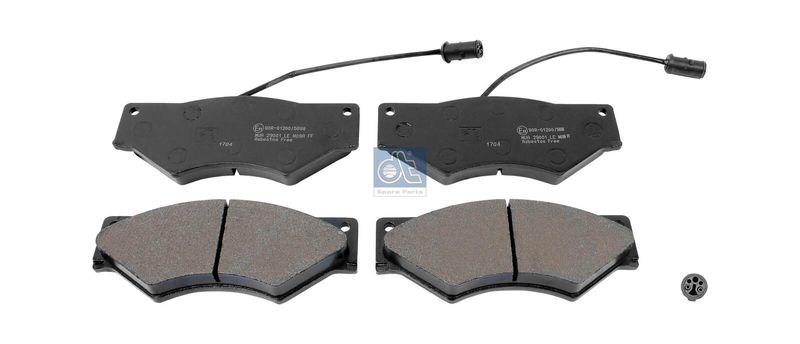 Sada brzdových destiček, kotoučová brzda 7.92613