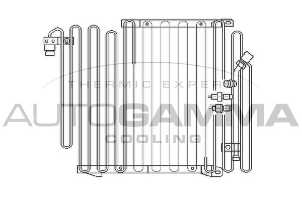 Autogamma 102573 - Condenser, air conditioning