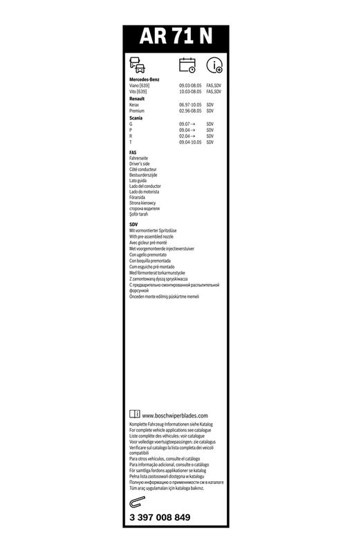 List stěrače 3 397 008 849