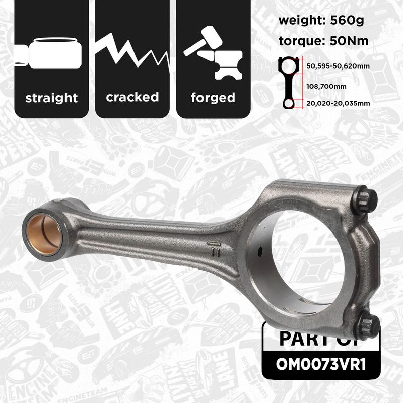 Product Image - Plunjerset - OM0073VR1 - ET ENGINETEAM
