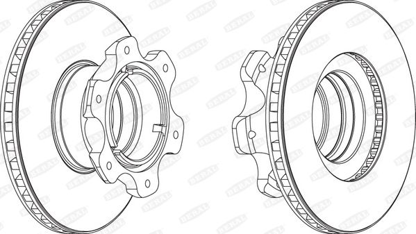 Гальмівний диск, Beral BCR209A