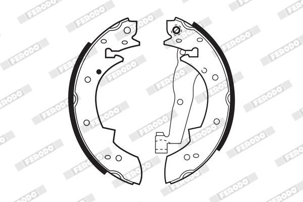 FERODO FSB173 Brake Shoe Set
