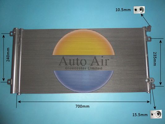 Auto Air Gloucester 16-1468 Condenser, air conditioning