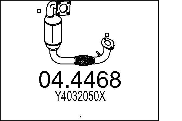 MTS katalizátor 04.4468