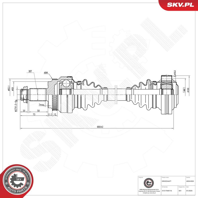 Veovõll, ESEN SKV 40SKV053