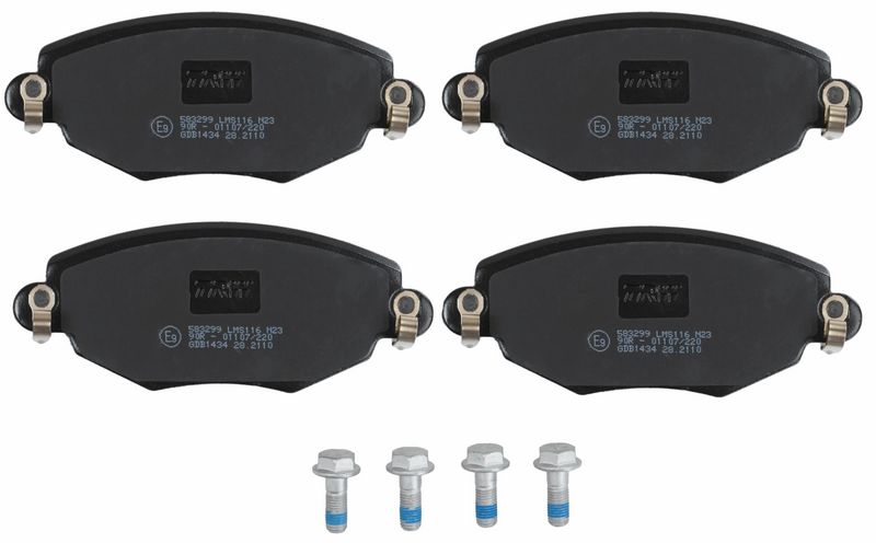 TRW GDB1434 Brake Pad Set, disc brake