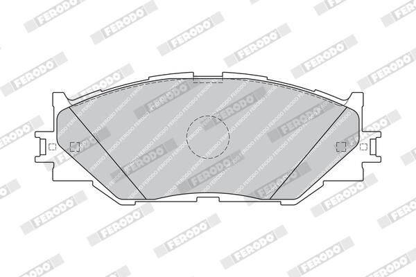 FERODO FDB1936 Brake Pad Set, disc brake