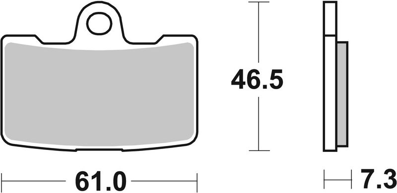 BREMBO Brake Pad Set, disc brake 07HD19SR